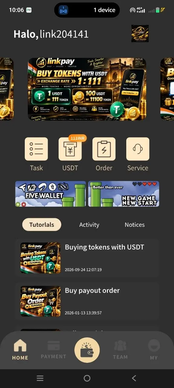 Link Pay Home